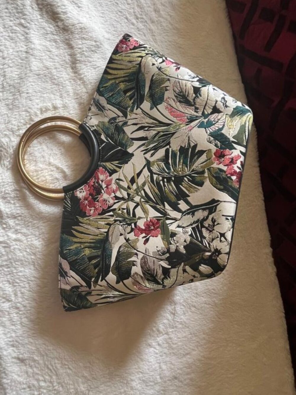 Flynn Hampton Floral Handbag